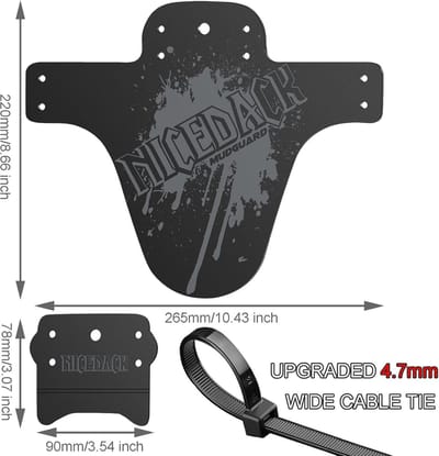 Universele MTB spatborden voor mountainbikes, geschikt voor 26'', 27.5'' en 29'' inch - Set van 2 spatborden voor optimale bescherming tegen modder en vuil
