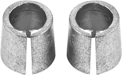 Batterijterminal Adapters - Poolklem Adapters - Accu Aansluiten - Antiroest Slijtvast - 15 mm lengte - Zilver
