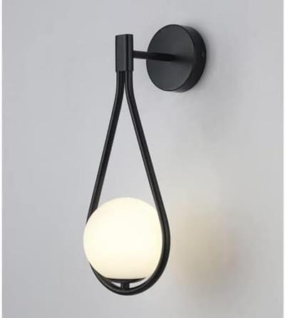 Wandlamp - Bedlamp - Sfeerverlichting - G9 fitting - 16x12x37cm - Zwart