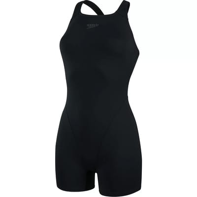 Speedo Endurance+ Legsuit Dames Sportbadpak - Badpak Dames met Pijpjes - Chloorbestendig Zwempak Dames - Kleurvast Sportbadpak Dames - Zwart - 50