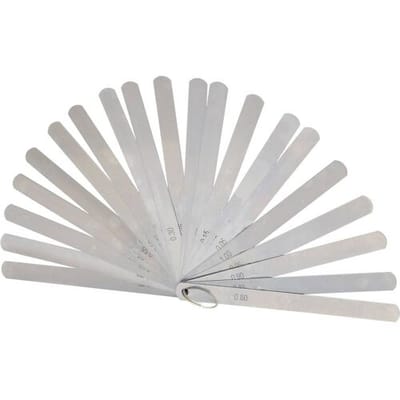 KS Tools 300.0616 Zuigerspielmal, 20 vel, 0,05 - 1 mm