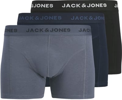 JACK&JONES - JACJEREMIAH SOLID TRUNKS 3 PACK - Heren - Onderbroeken