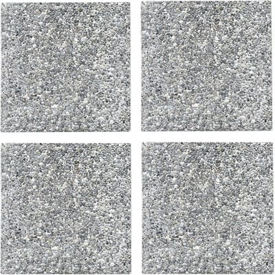Parasolvoet Tegels - Stabilisatie Platen - Buiten Stabiliseren - Weerbestendig Graniet - 50x50 cm - Grijs