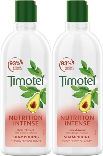 Timotei Shampoo Intense Repair met Avocado olie - Voor Droog of Beschadigd Haar - 2 x 300 ml