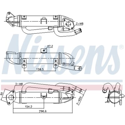 UitlaatgasRadiator NISSENS 989414