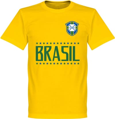 Brazilië Team T-Shirt - Geel - S
