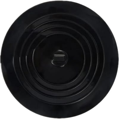 Universele Doucheafdekking - Grote Afvoerstop - Keuken Badkamer - Flexibel Siliconen Materiaal - 152 cm Diameter - Zwart