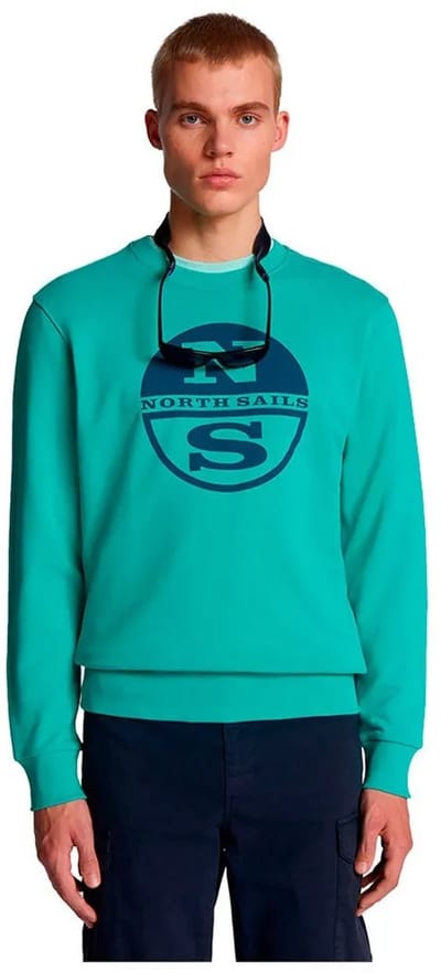 North Sails Graphic Sweatshirt Grijs M Man