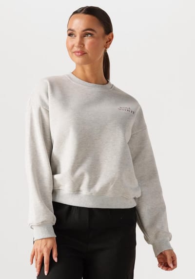Ydence Sweater Roll With It Truien & vesten Dames - Sweater - Hoodie - Vest- Lichtgrijs - Maat XXL