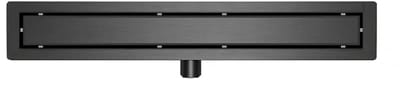 DutchLine - Douchegoot met flens en tegelrooster - 800*70 - Gunmetal