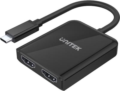UNITEK V1408A USB grafische adapter Zwart