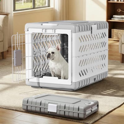 Opvouwbare Hondenbox Maat M - Draagbare Bench voor Honden