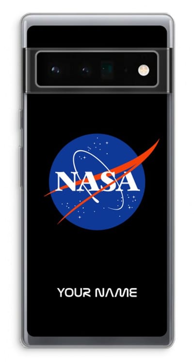 Gepersonaliseerd - Case Company® - Hoesje geschikt voor Google Pixel 6 Pro hoesje - NASA - Soft Cover Telefoonhoesje - Bescherming aan alle Kanten en Schermrand