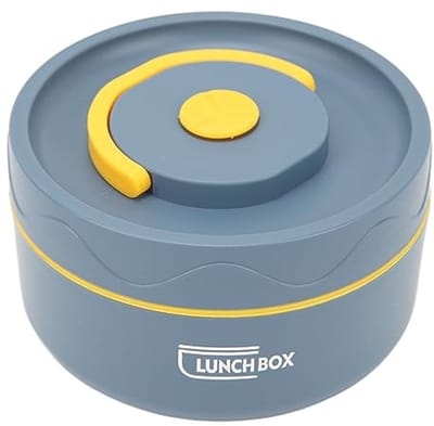 Dailygoods- Thermische Kookpot 420ml - Dubbellaags - Roestvrij Staal - Goede Afdichting - Lichtgewicht - Ideaal voor Warme Maaltijden - Lunchbox
