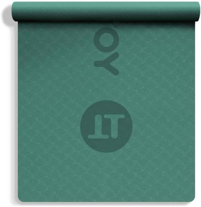 Dikke Antislip Yoga- en Fitnessmat voor Thuisgebruik - 182,9 cm x 61 cm, Milieuvriendelijk en Shockabsorberend