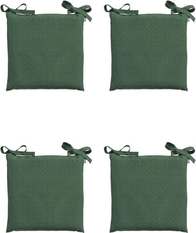 Madison - Zitkussen - Universeel - 4st - 46x46cm - Outdoor Check Green