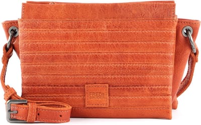 FREDsBRUDER Leren Schoudertas Sky Crossbody Fiery Orange Oranje