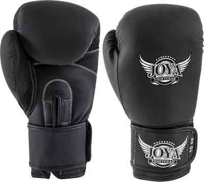 Joya Slim Fit Kickbokshandschoenen Kunstleer - Zwart - 8 oz.