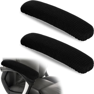 Removable Arm Covers voor Kantoorstoelen - 2 Stuks Polyester, Machinewasbaar en Rekbaar, Perfect voor Gaming en Bureau Stoelen