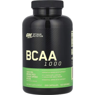 BCAA 1000, 200 Capsules (500 mg par capsule)