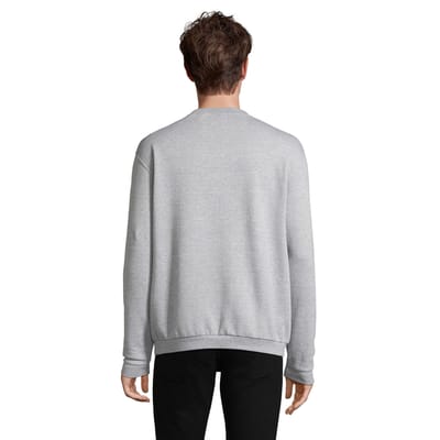 SOLS Heren Spider Ronde Hals Sweatshirt (Grijze Melange)