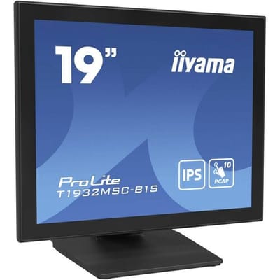 Iiyama ProLite T1932MSC-B1S Touchscreen monitor Energielabel: E (A - G) 48.3 cm (19 inch) 1280 x 1024 Pixel 5:4 14 ms HDMI, DisplayPort,