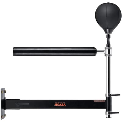 Wandmontage Boksen Draaiende Stang, Draaiende Stang met Bokszak, Verstelbare Bokssnelheidstrainer, Reflex Bokstang met Handschoenen, Bokstraining
