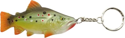 Gekleurde Vis Sleutelhanger Brown Trout Forel Keyring Viscadeau Cadeau Vissen Streetfishing Visser