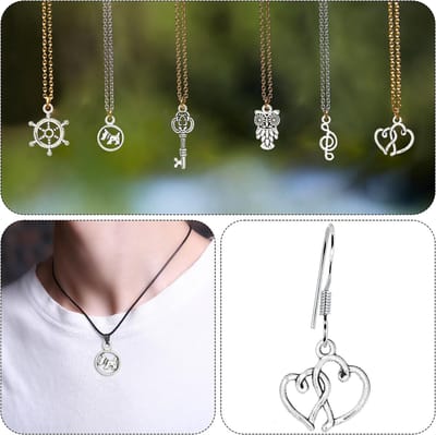 Bedelhangers voor het maken van sieraden, 100 stuks gemengde retrobedelset van legering voor armband, ketting, oorbellen, doe-het-zelf-handwerk
