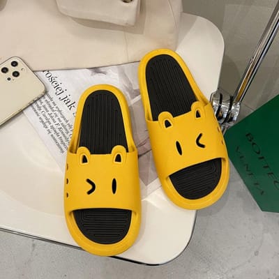 Leuke Cartoon Pantoffels Dames Zomer Nieuwe Mode Binnensandalen Voor Mannen Buiten Open Teen Slippers Huisstel Antislip Schoenen 44-45