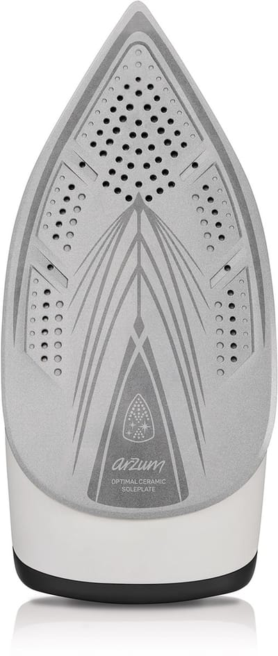 Arzum Steamforce Stoomstrijkijzer AR6001-2400 | Blauw - 5 Bar - Digitaal controlepaneel - Keramische bodem - Zelfreinigend - 2400W