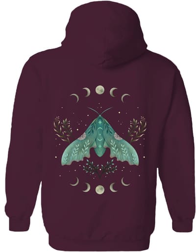 Mot Luna And Moth The Coloured House Hoodie S