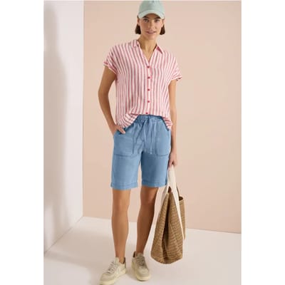 Straight Legs shorts in een gewassen look