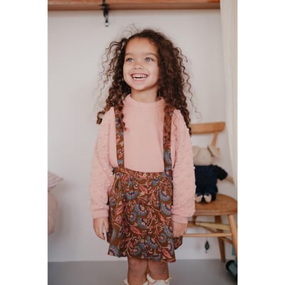 Louise Misha Skirt Asanna Bronze Folk Flowers Maat: 14Y | Rokken Outlet | Unisex | Bruin