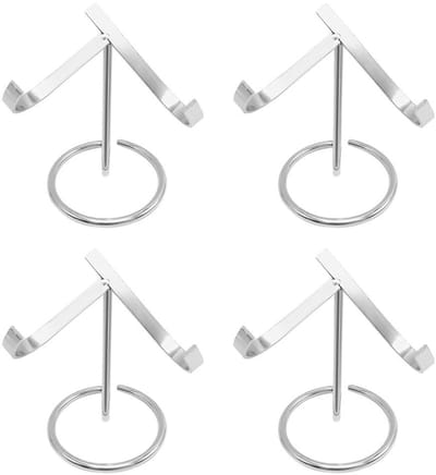 Dailygoods- Display Standaard 4 Stuks - Kristallen Bal Houder - Collectibles Stand - Ezel voor Edelstenen - IJzermateriaal - Perfect voor Tentoonstellingen
