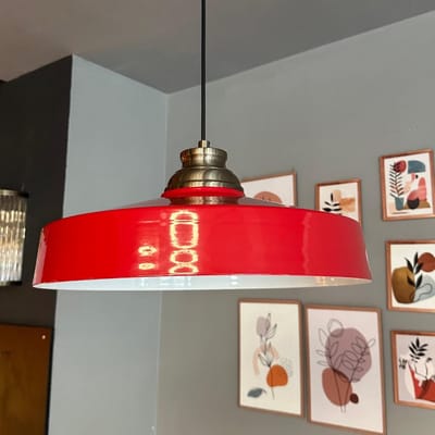 Bamyum Ace Hanglamp Industrieel Metaal Ø39 cm, Vintage Hanglamp, E27 Pendellamp
