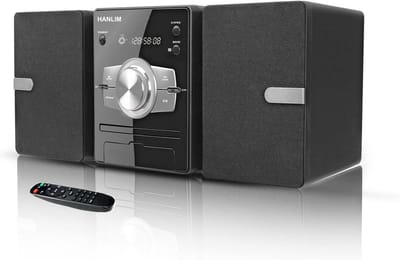 Hifi Systeem - Muziekinstallatie CD - Muziek Luisteren - 30 Watt Vermogen - Compact Formaat - Zwart