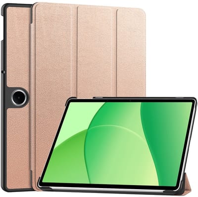 Coverup Tablethoes geschikt voor OPPO Pad SE Hoesje - Tri-Fold Book Case met Wake/Sleep - Rose Gold