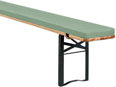Bankkussen - Zitkussen - Buiten Zitten - Afneembare hoes - 140x40x3 cm - Groen