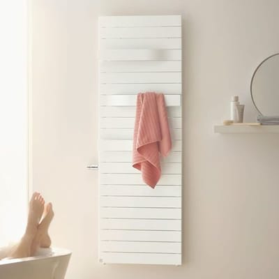Kermi Tabeo V bathroom radiator 60 x 10.1 x 119.7 cm thermostatic head lateral left TBV101200602LXK