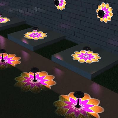Solar Tuinspot LED Buitenverlichting – Waterdichte Grondspot met Sensor – Zonne-energie Lamp voor Tuin, Oprit, Pad, Balkon, Camping, Terras, Decoratie