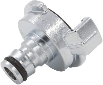 Dailygoods- Adapter Snelkoppeling - Gardena-systeem - Klauwkoppeling - Chroom/Messing - Solide Uitvoering - Geschikt voor Tuin/Industrie - Slangverbinding