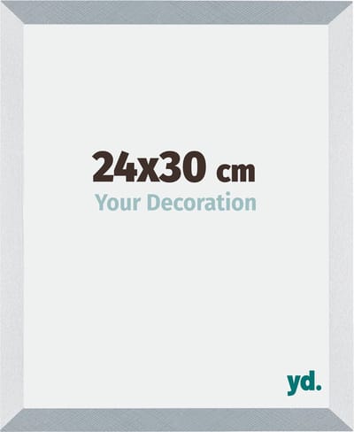 Your Decoration - Fotolijst 24x30 cm - MDF - Aluminium Geborsteld - Mura