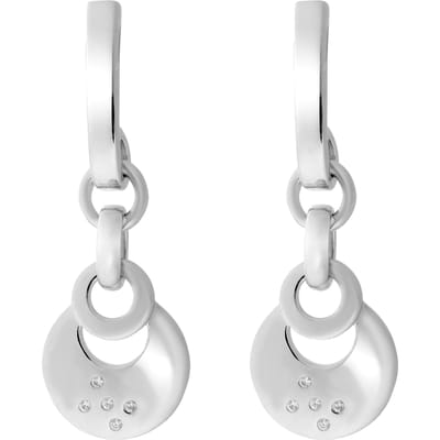 Orphelia 'Saga' Dames 925 Sterling Zilveren Oorbellen - Zilver ZO-7072