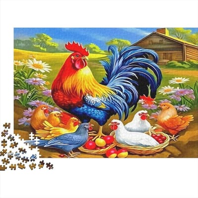 Papieren Puzzel - Legpuzzel - Ontspannend Spel - Bevordert Cognitieve Vaardigheden - 1000 Stukjes - Multicolor