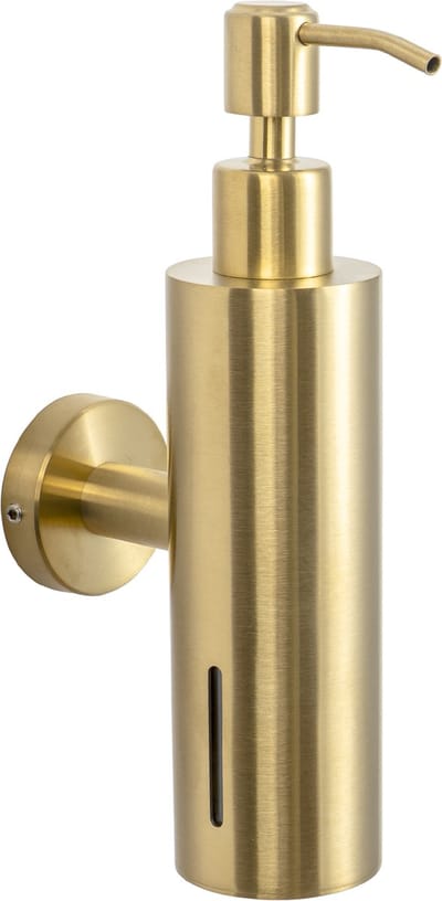 VDN Stainless Zeeppompje - Zeepdispenser wandmontage - Goud - Hangend - RVS