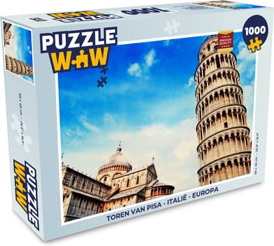 Puzzel Toren van Pisa - Italië - Europa - Legpuzzel - Puzzel 1000 stukjes volwassenen