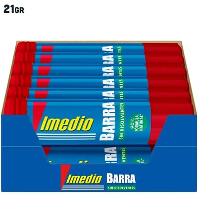 Doos met 12 lijmstiften 21 gram Imedio