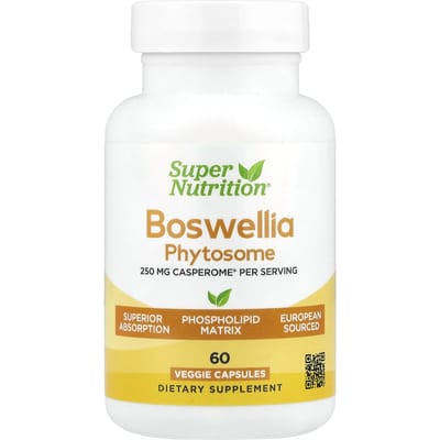 Boswellia Serrata Phytosome met Zonnebloemlecithine, 250 mg, 60 Veggie Capsules
