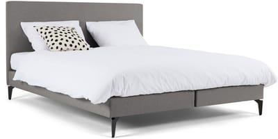 Maxi Boxspring Cisano met Easy Pocket 300 matras - 120 x 200 cm - light grey